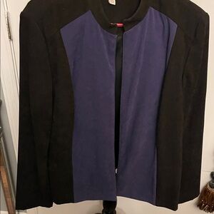Collection B Black and Purple Blazer